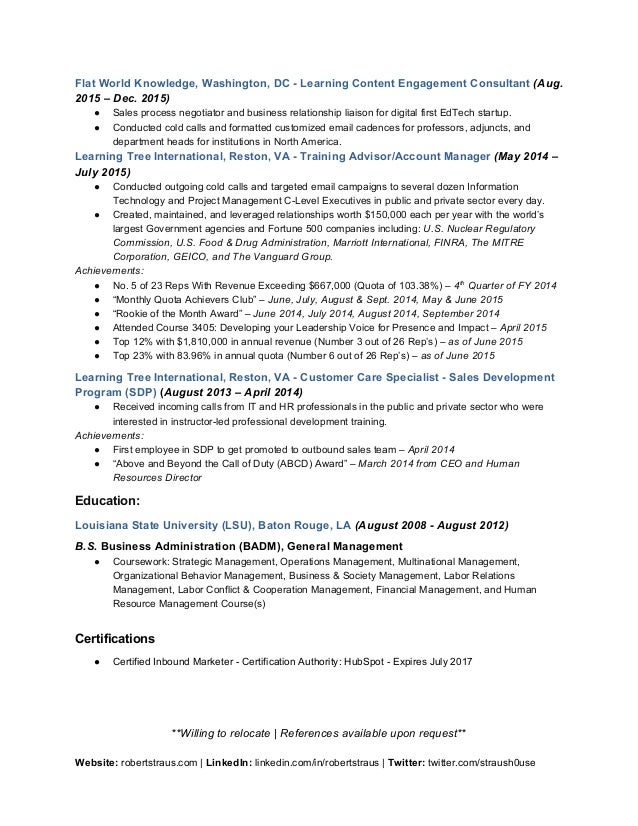 media sales resume