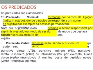 Estrutura e Tipos de Oração na Língua Portuguesa: Sujeito, Predicado e ...