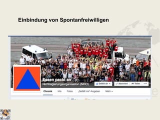 Einbindung von Spontanfreiwilligen
 