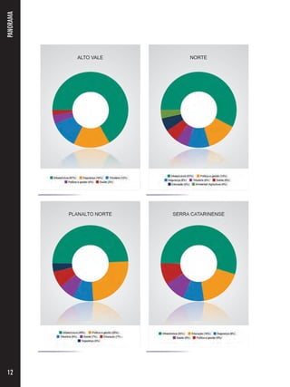 ALTO VALE 
PLANALTO NORTE 
NORTE 
SERRA CATARINENSE 
PANORAMA 
12 
 