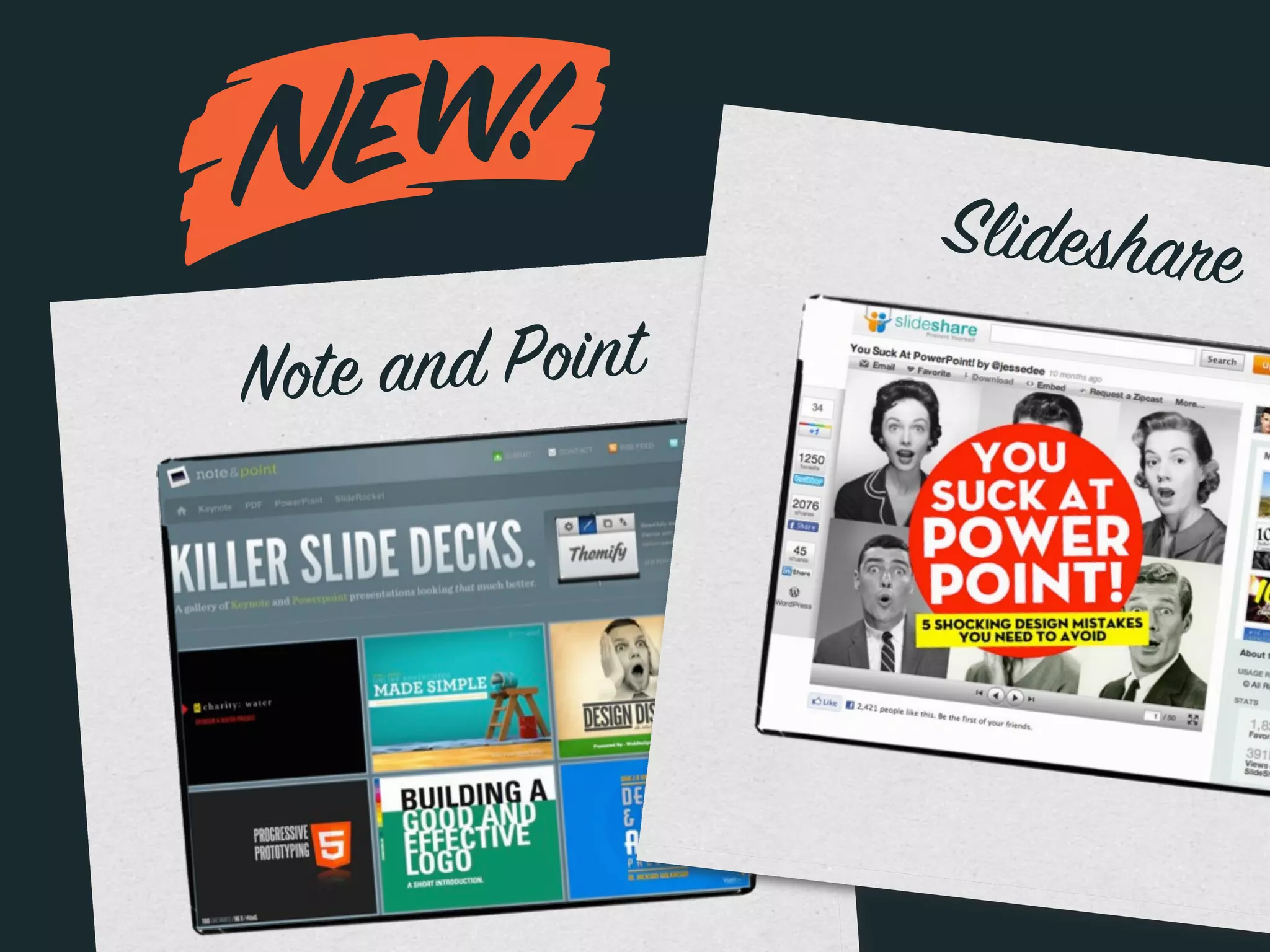 mNote and Point
Slideshare
 