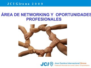 JCI Girona 2009 ÁREA DE NETWORKING Y  OPORTUNIDADES PROFESIONALES 