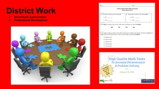 District Work
● Benchmark Assessments
● Professional Development
 