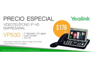 Promo VP530 Yealink en Centroamérica