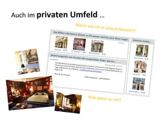 Auch im  privaten Umfeld  … Wohin soll ich in Urlaub fahren!!!!! Was passt zu mir? 