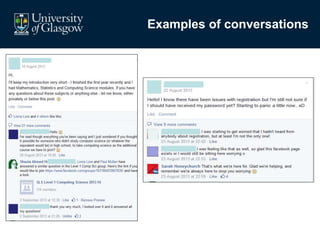 Examples of conversations
 