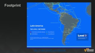 Footprint
http://maps.level3.com/default/
 