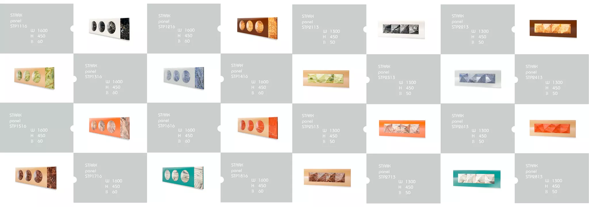 Collection STARK by JNdesign | Technical Specification