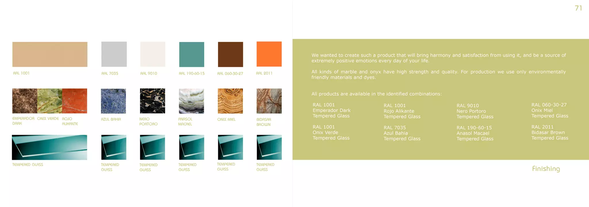 Collection STARK by JNdesign | Technical Specification