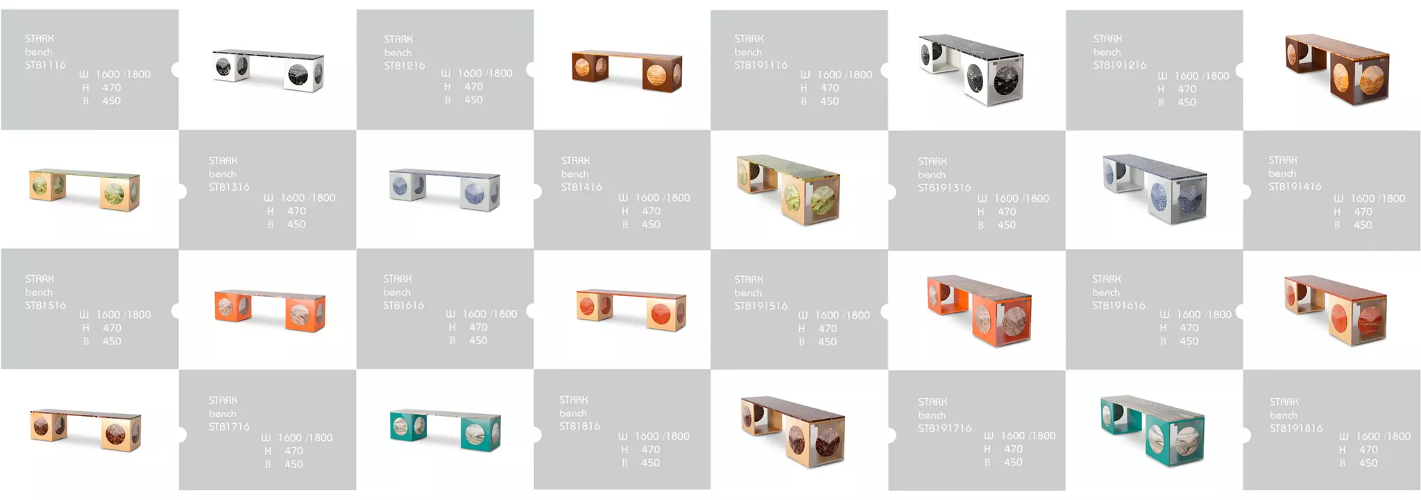 Collection STARK by JNdesign | Technical Specification