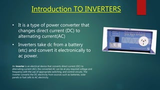 ppt on inveters | PPTX