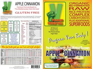 VPF's Unique approach to Protein Mixes (Protein/fruit/vegetables ...