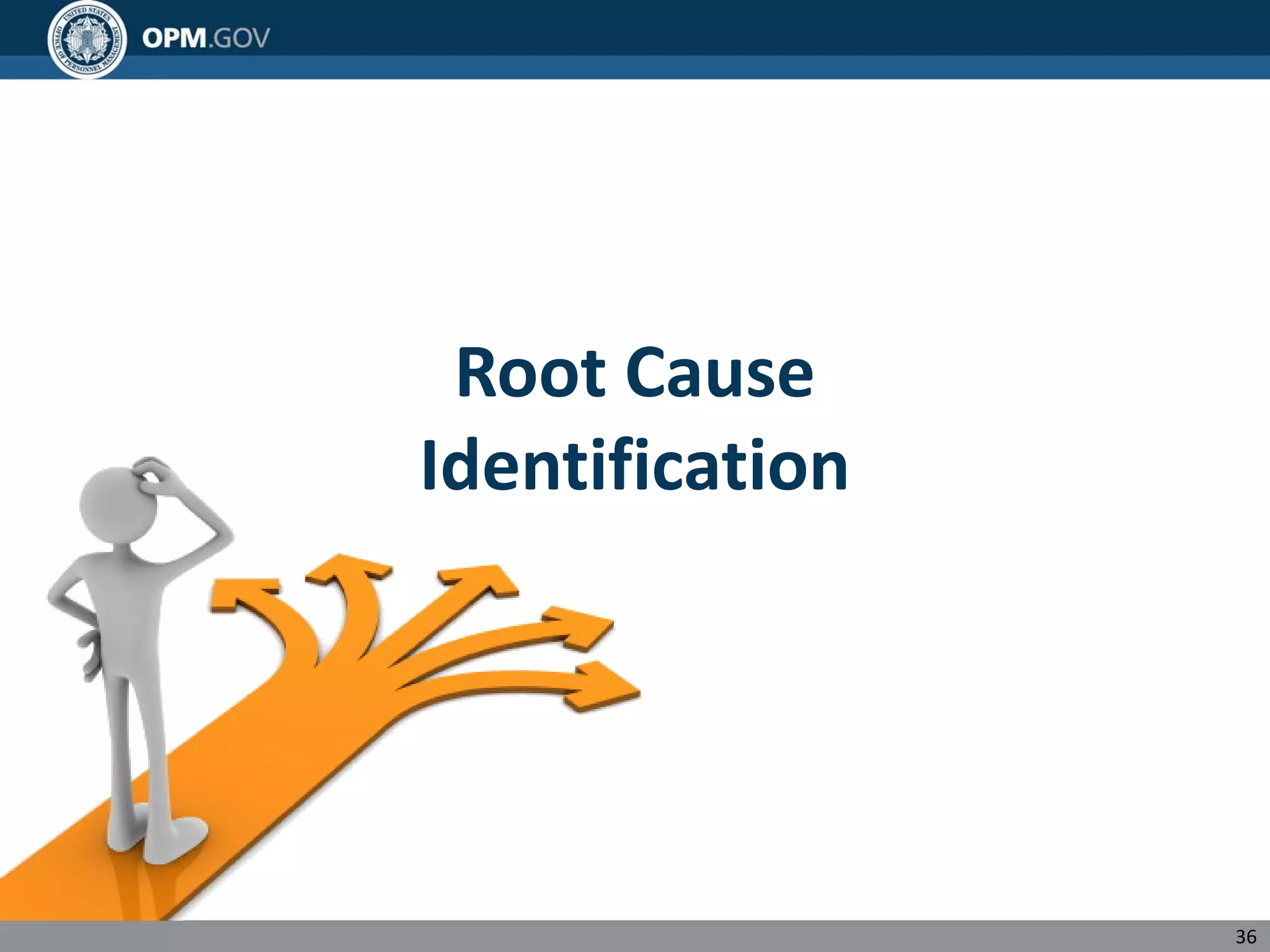 Root Cause
Identification
36
 