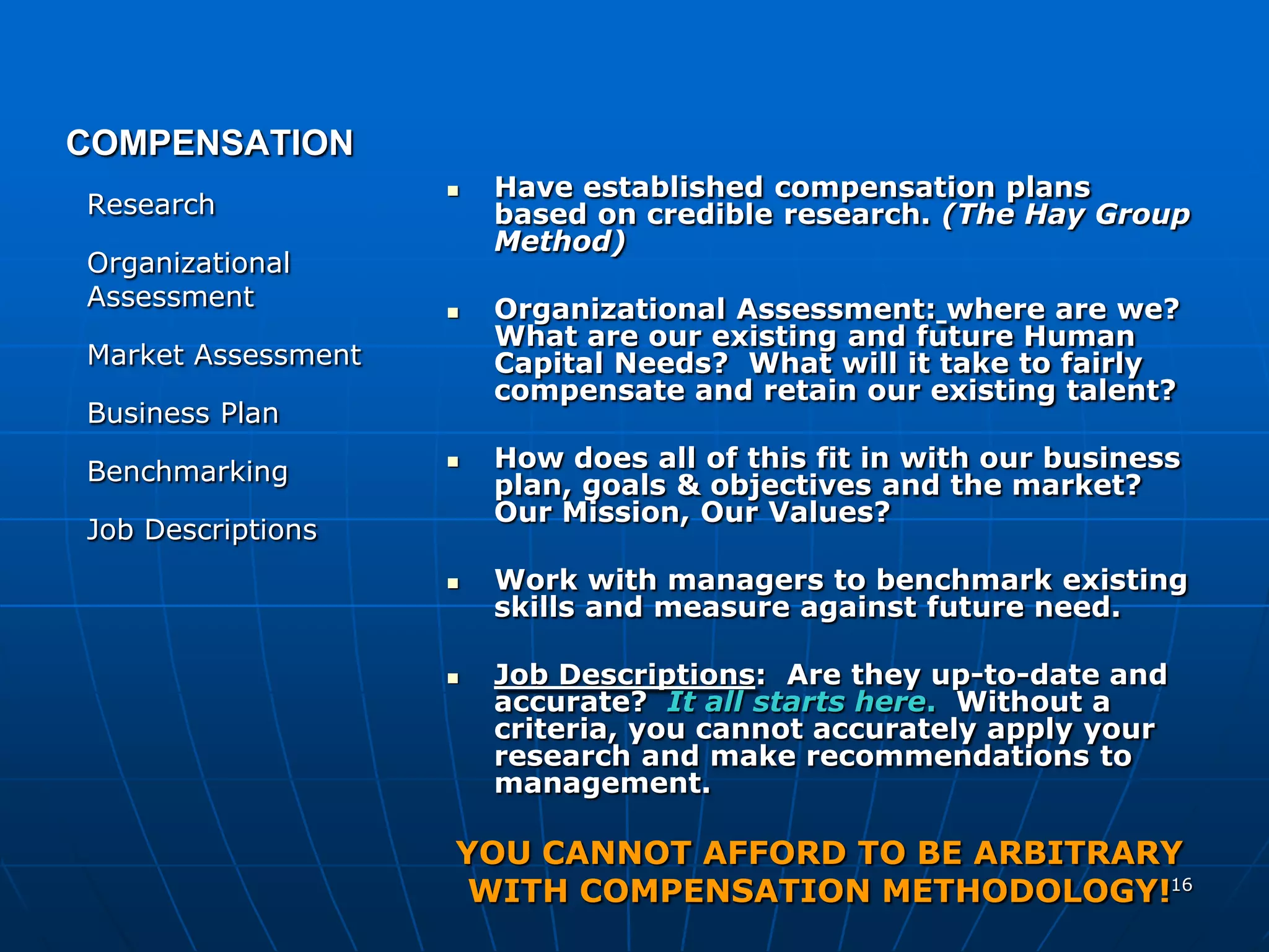 Vp Hr Experience Power Point Presentation