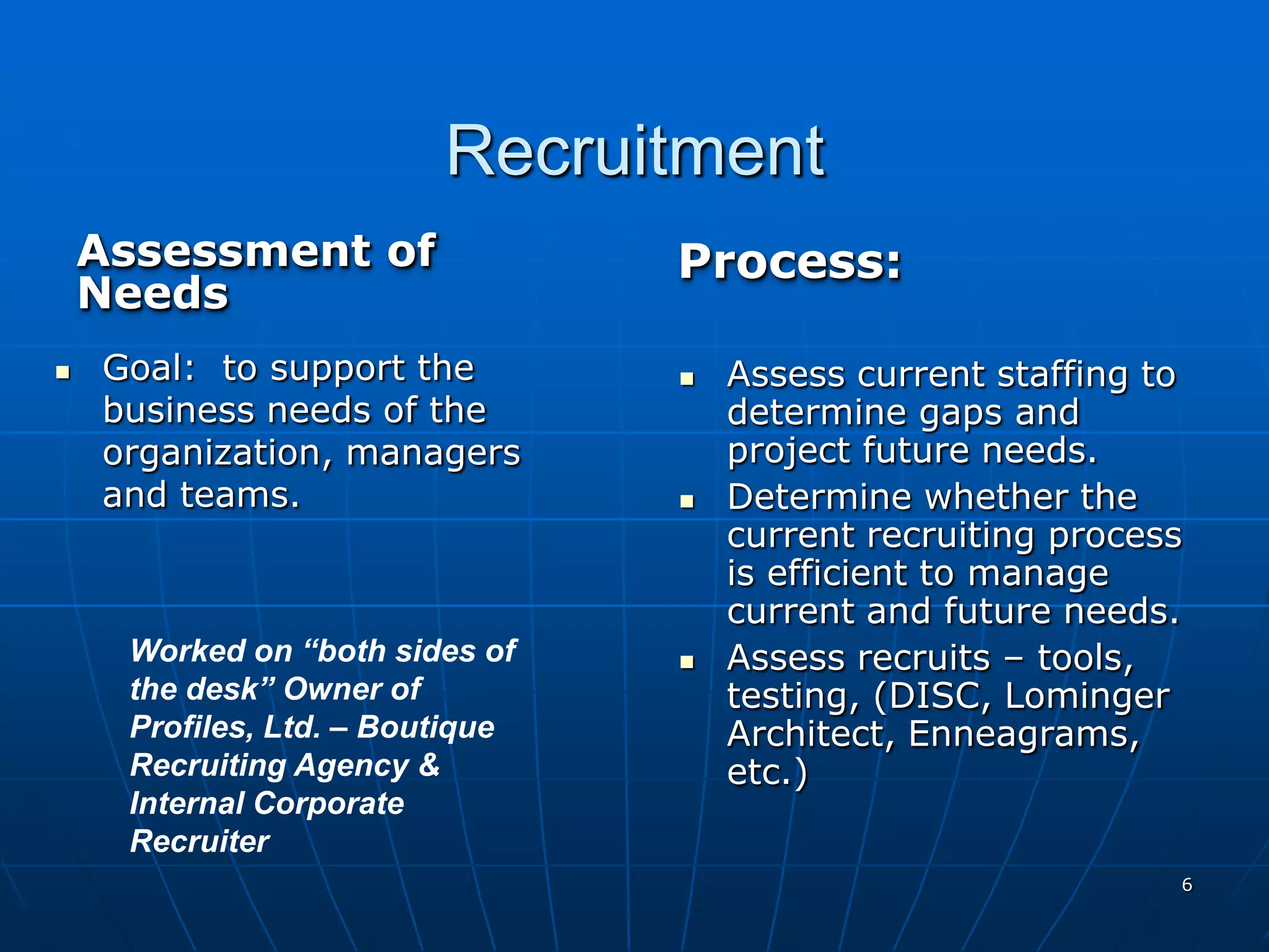 Vp Hr Experience Power Point Presentation