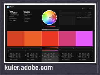 kuler.adobe.com
 