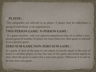 Game Theory | PPTX | Strategy Video Games | Video Game Genres