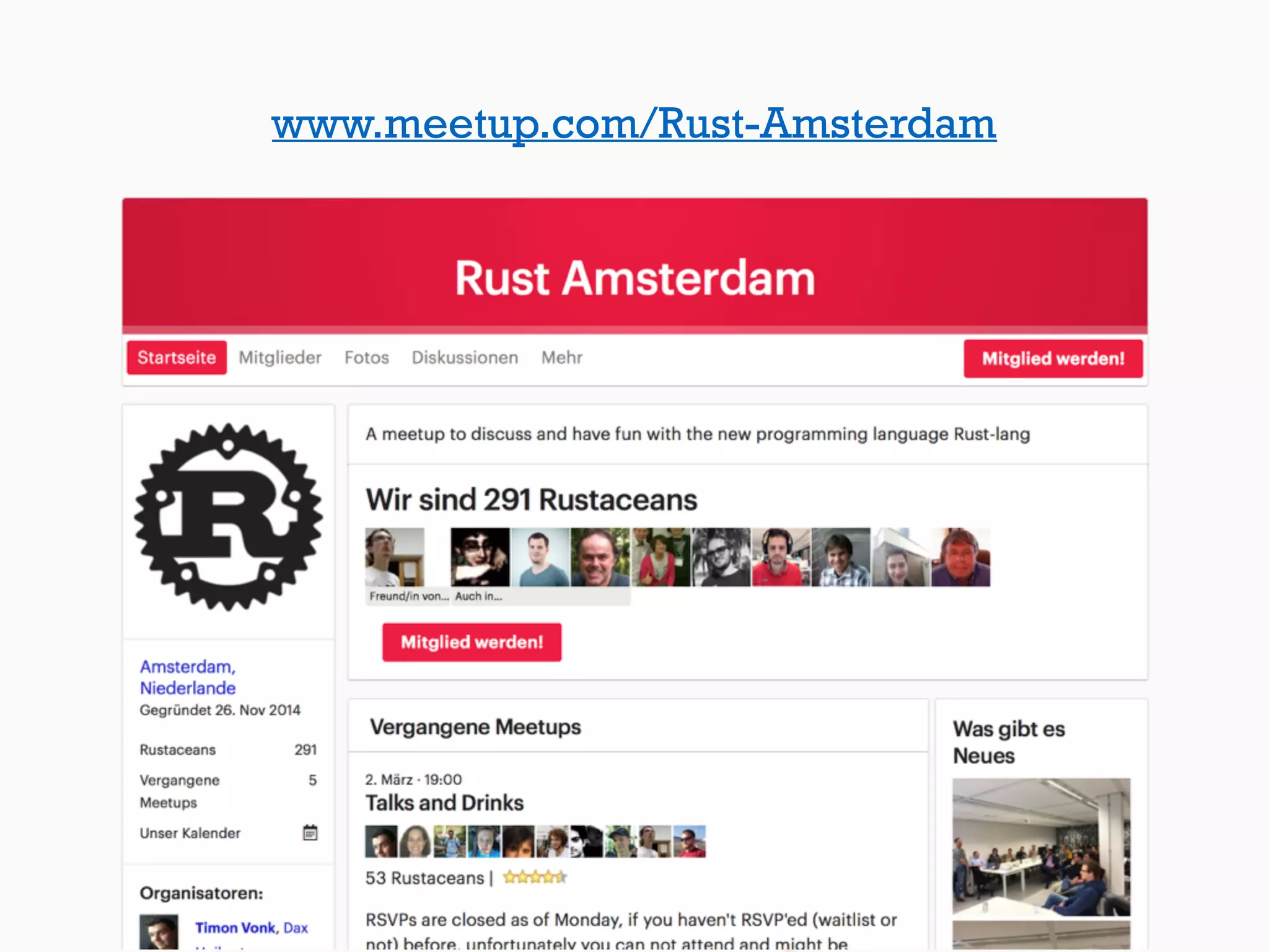 www.meetup.com/Rust-Amsterdam
 