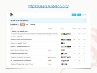 https://users.rust-lang.org/
 
