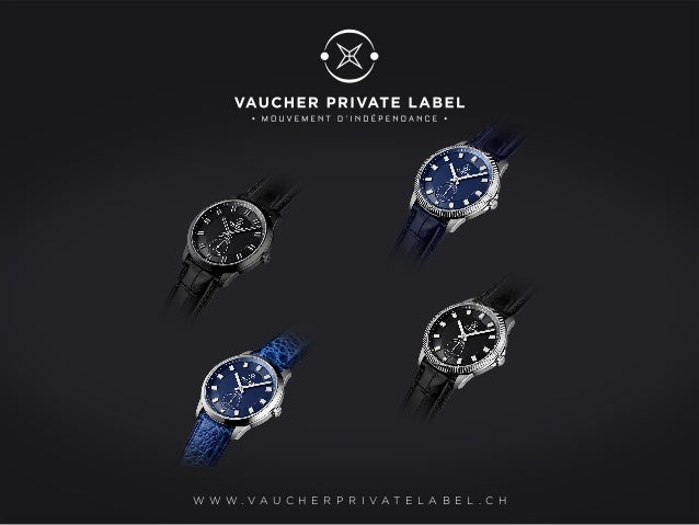 Vaucher Private Label Create Your Own High End Watch