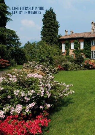 lose yourself in the
luxury of wonders
 