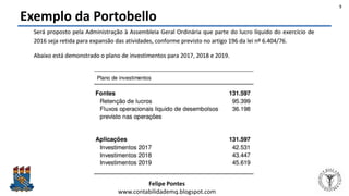 Felipe Pontes
www.contabilidademq.blogspot.com
Exemplo da Portobello
5
 