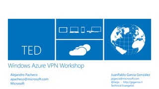 Windows Azure VPN Workshop

 