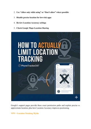 VPN and Location Tracking: What Changes (and What Doesn’t) | PDF