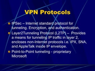 Vpn Man Interent VPN mean .ppt