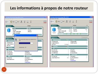 Les informations à propos de notre routeur
29
 