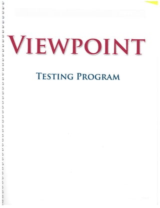 Viewpoint teacher's book