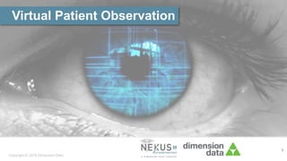 1
Virtual Patient Observation
 