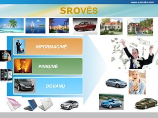 SRO V ĖS www.vpotoke.com INFORMACINĖ PINIGINĖ DOVANŲ 