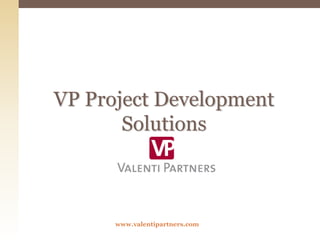 Valenti Partners Project Management Solutions