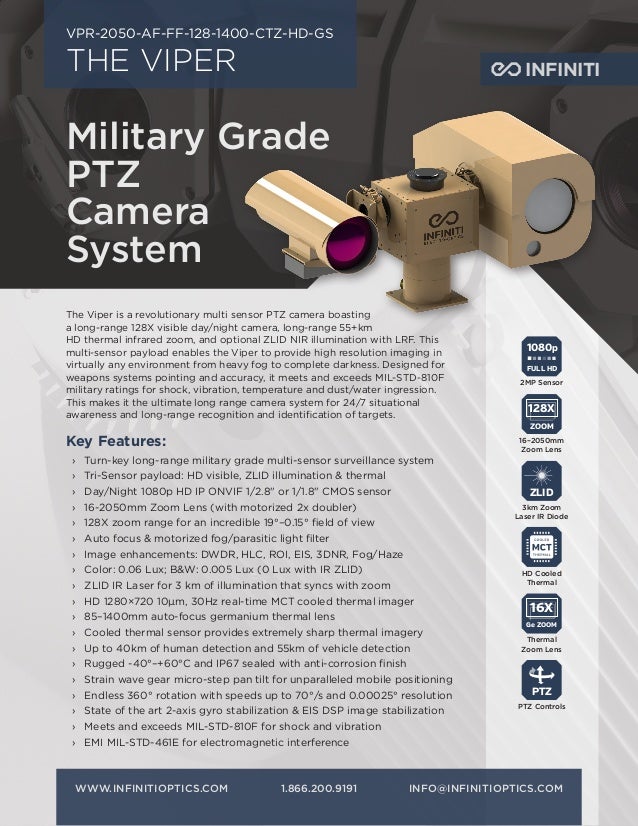 Long Range Fog Fog Filter Zoom PTZ Surveillance Camera