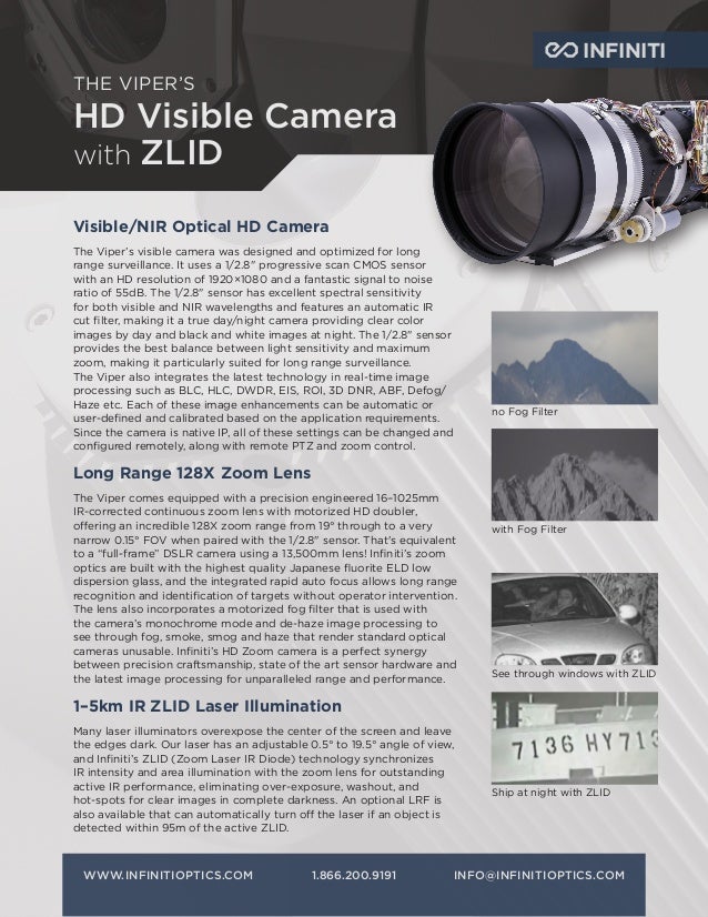 Long Range Fog Fog Filter Zoom PTZ Surveillance Camera