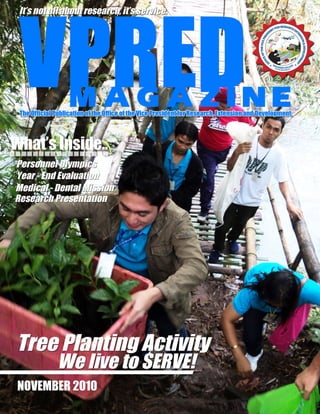 November 2010 VPRED Magazine   1
 