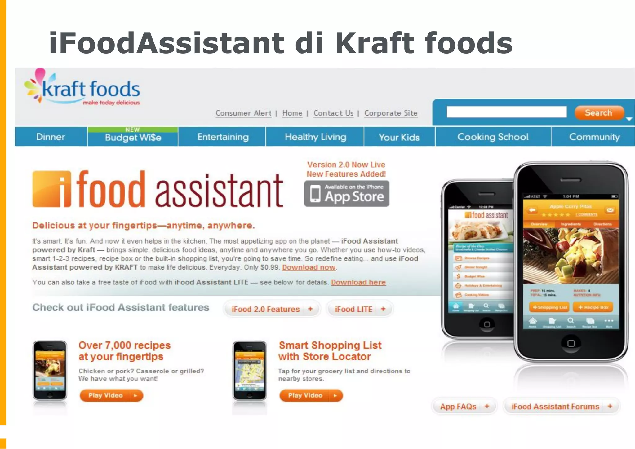 iFoodAssistant di Kraft foods
 