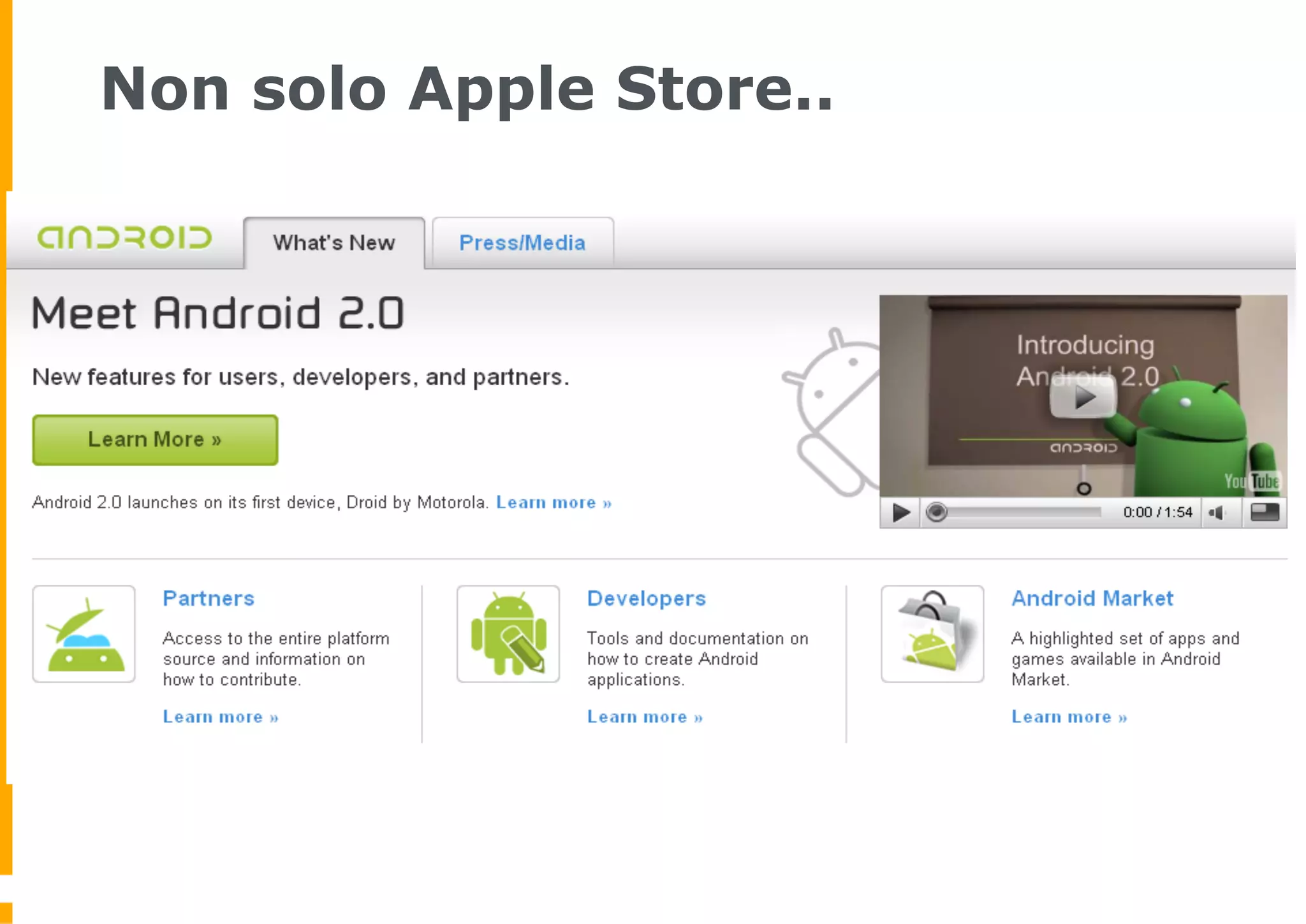 Non solo Apple Store..
 