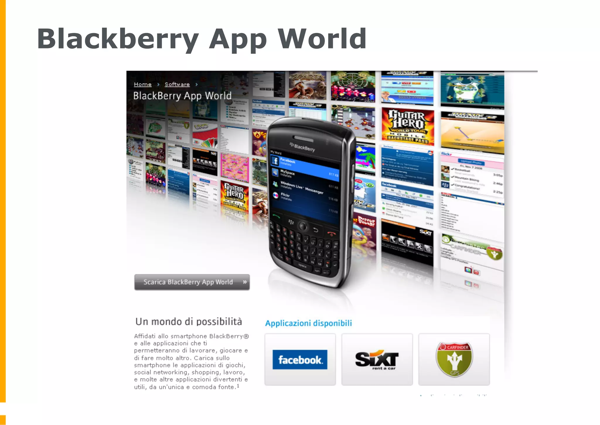 Blackberry App World
 