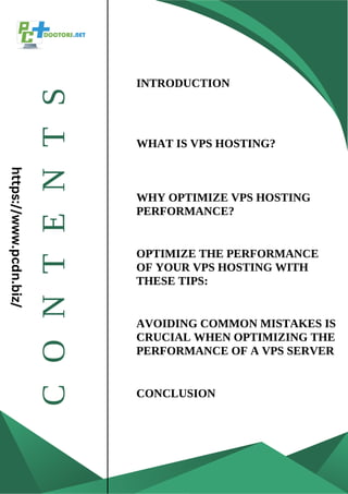 VPS Hosting Performance Optimization Tips and Techniques | PDF