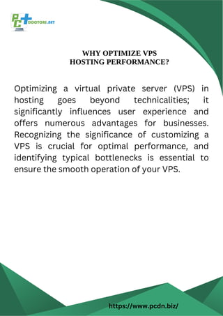 VPS Hosting Performance Optimization Tips and Techniques | PDF