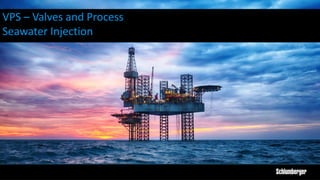 SLB-Private
VPS – Valves and Process
Seawater Injection
 