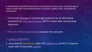 vital pulp therapy in dentistry.....pptx