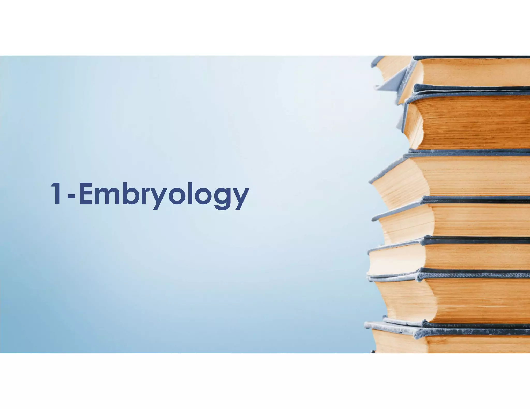 1-Embryology
 