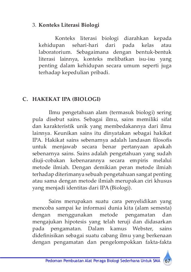 Buku Alat Peraga Biologi