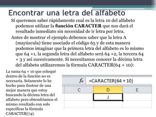 Formulas y funciones de excel | PPTX