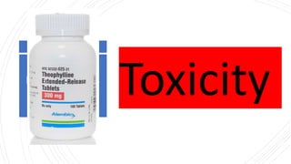 Methylxanthines
Toxicity
 