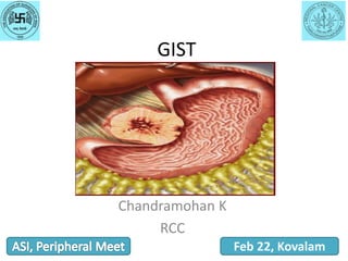 Feb 22, Kovalam
GIST
Chandramohan K
RCC
 