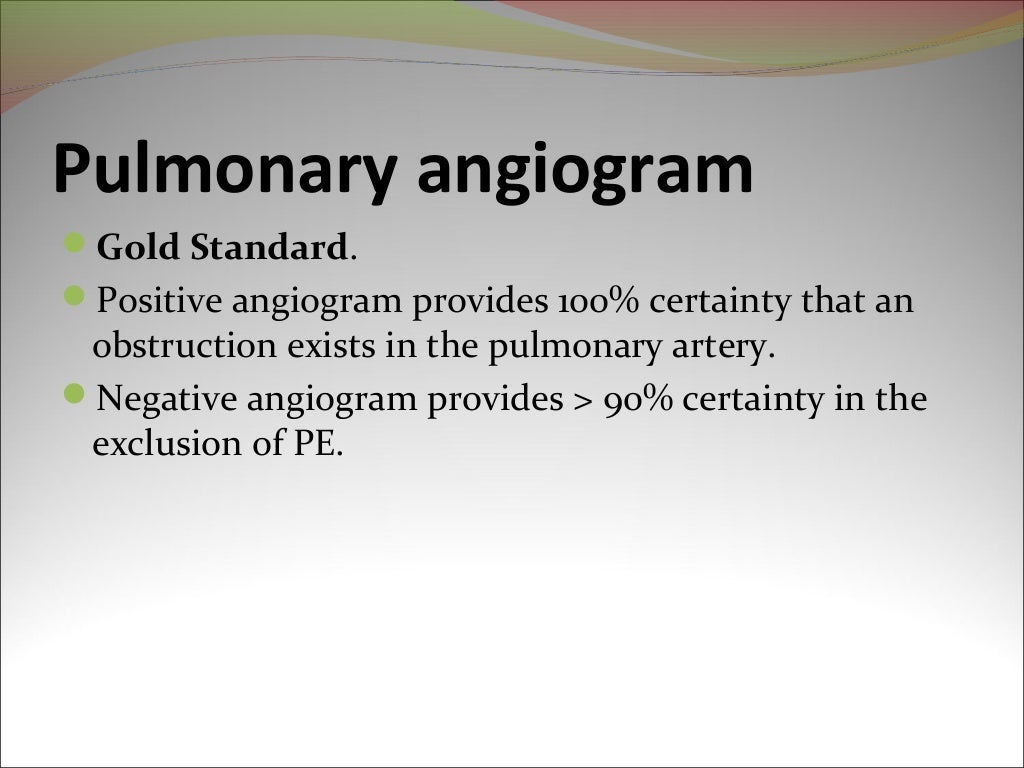 VQ scan of lung